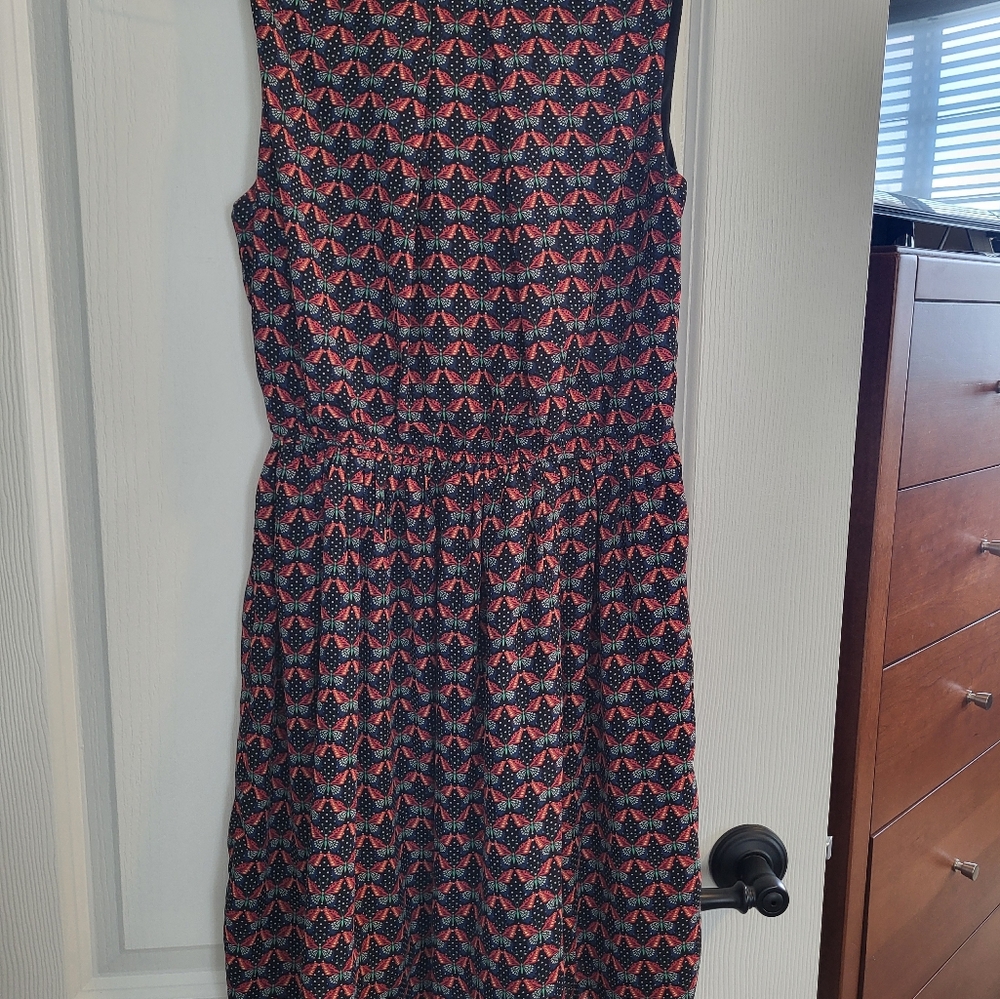 Designer Butterfly Pattern Dress